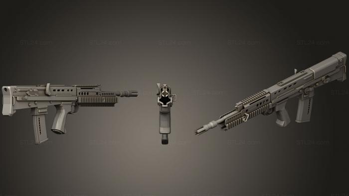 Оружие (Оружие 0423, WPN_0098) 3D модель для ЧПУ станка